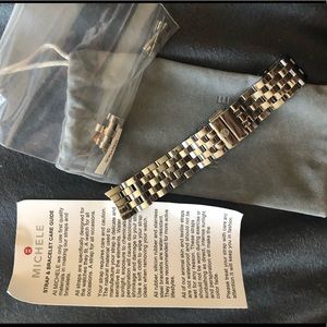 18mm silver Michele band